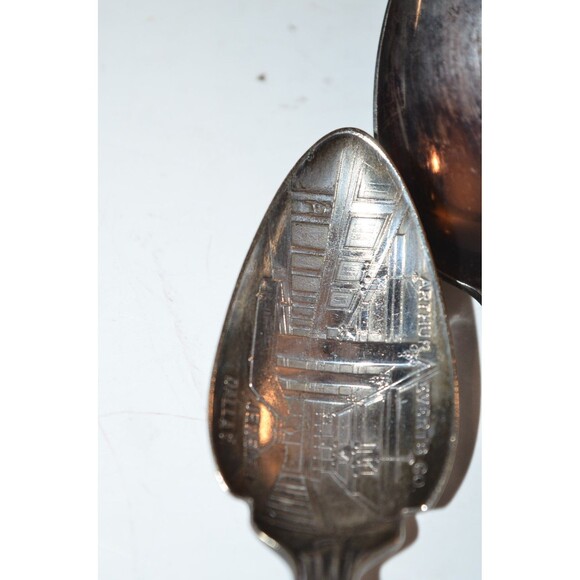 Vtg 3 pc set Texas Centennial Collector Spoons silver Plate Viking Everts Inters - Picture 9 of 14